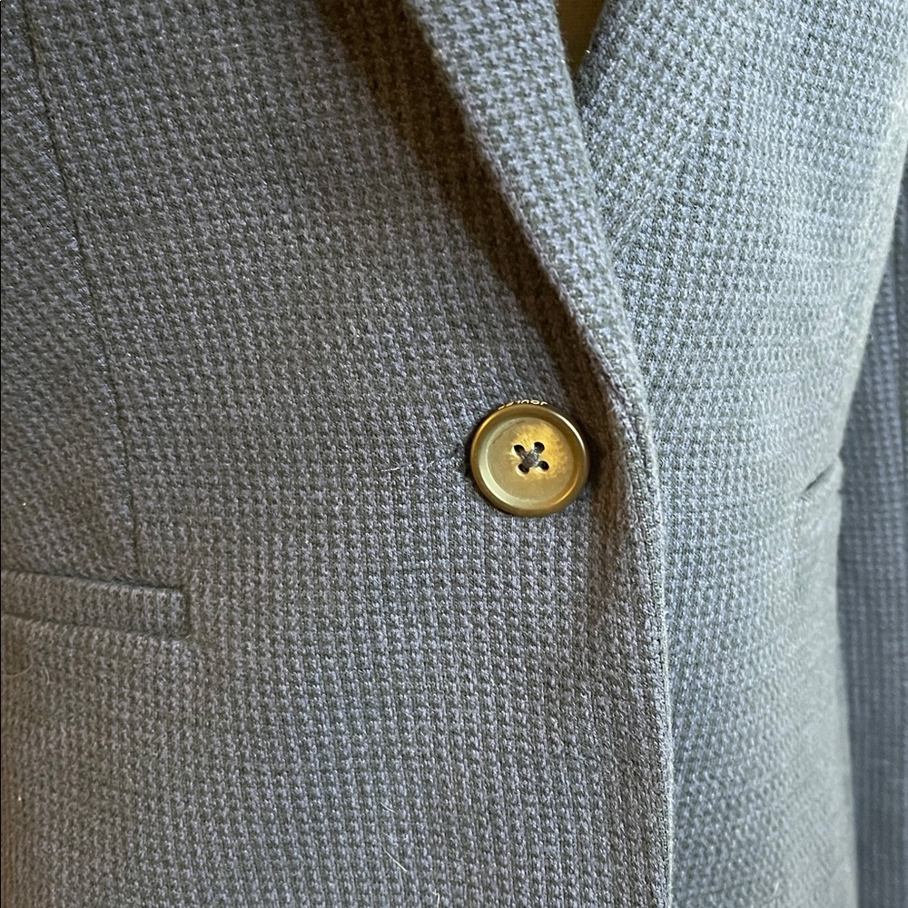 Joules Navy Blazer NWT Textured Classic British Size 6 - Picture 2 of 6